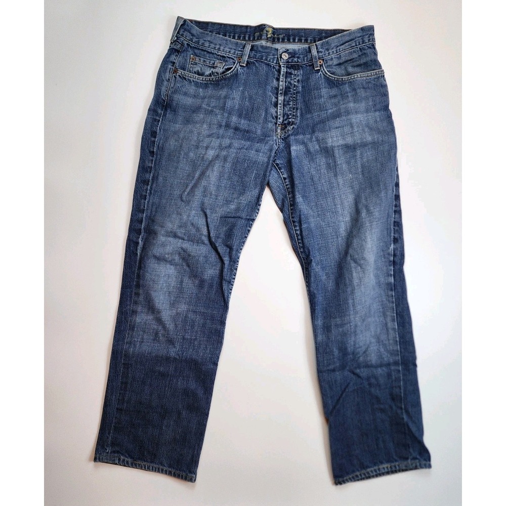 7 of a Kind Jeans Men's 36 Made in USA Button Fly Medium Wash Pants